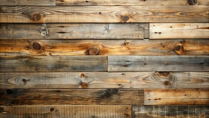 Rustic Weathered Wood Planks Background Texture Horizontal Reclaimed Lumber