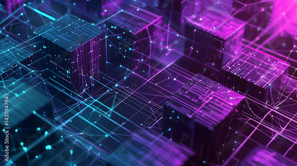 Aufkleber visualizing sustainable tech digital green systems for a better future