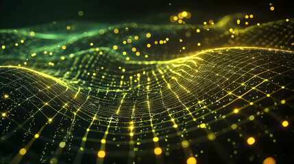 Obraz premium Visualizing sustainable tech green digital systems global impact infographic digital environment innovative concept