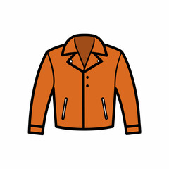 yellow jacket isolated on white background