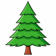 christmas tree vector