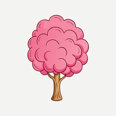 vector illustration of an abstract tree