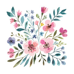 A Watercolor Floral Illustration