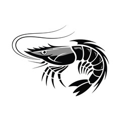 Shrimp Tattoo Vector For Stickers
