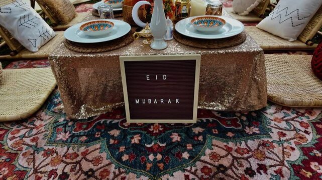  Ramadan Feast Celebrations, Eid Mubarak Concept Video