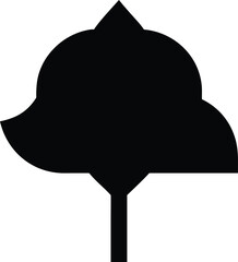 Ancient Sacred Trees and Famous Trees Icons for Stock Photos