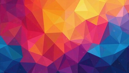 Obraz premium Abstract geometric shapes, vibrant colors, repeating design, stylish, overlay