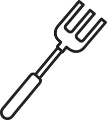 BBQ-fork tools vector illustration