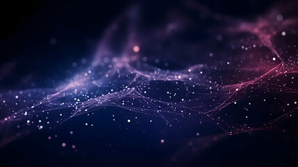 space background with stars and nebula