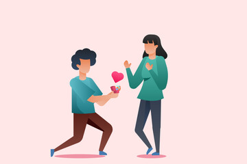 man and woman