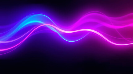 Fototapeta premium Neon Wave Abstract