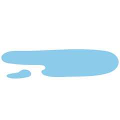 puddle thin shape doodle illustration