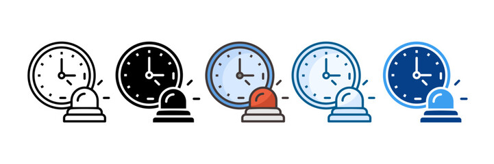 Urgency Icon Set Multiple Style Collection