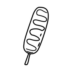 Korean Food Hand Drawn Illustration