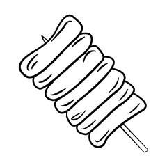 Korean Food Hand Drawn Illustration