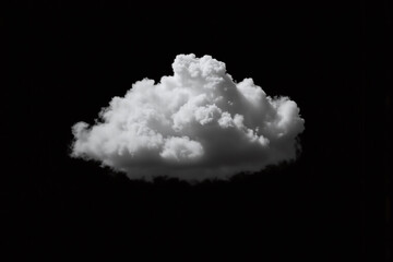 black and white photo of a cloud in the sky 1