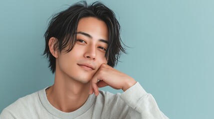 イケメンの若い男性