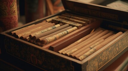 Golden brown stacked food items close up