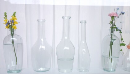 美しい花を飾る、シンプルなフラワーアレンジメント