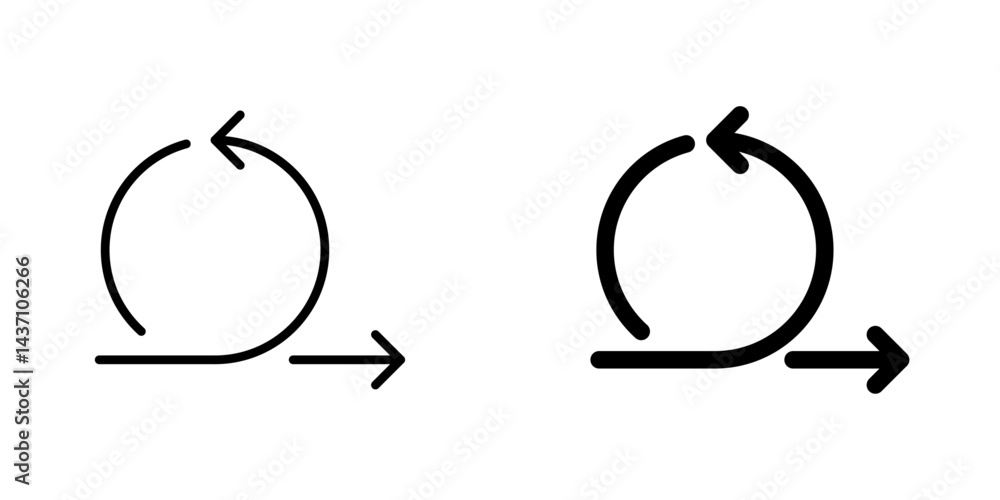 Poster agile flat simple vector icons illustration set.