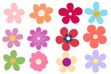 seamless background with flowers