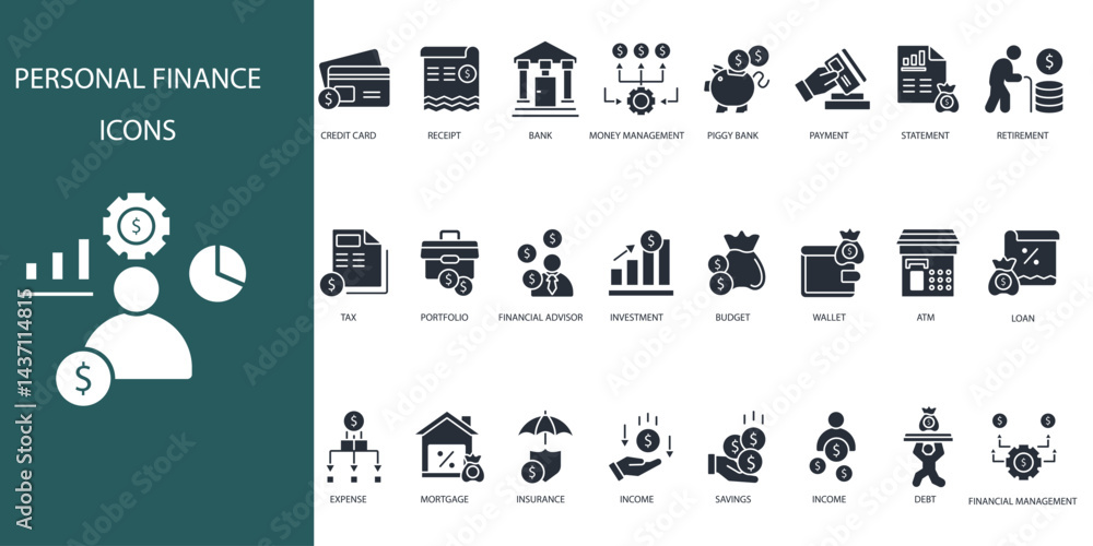 Poster healthcare icon set.vector.editable stroke.linear style sign for use web design,logo.symbol illustra