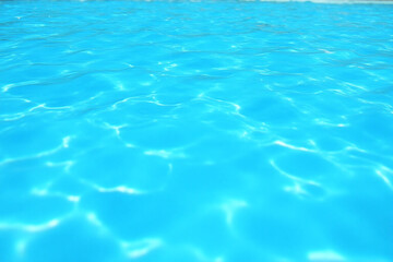 close up of a swimming pool with water ripples 1