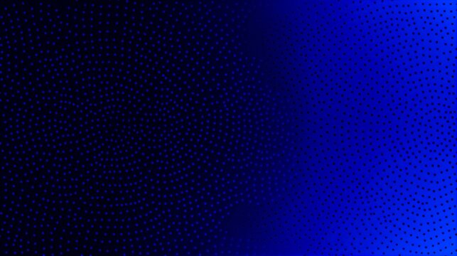 Blue Gradient Grunge Texture Background with Halftone Dots. 