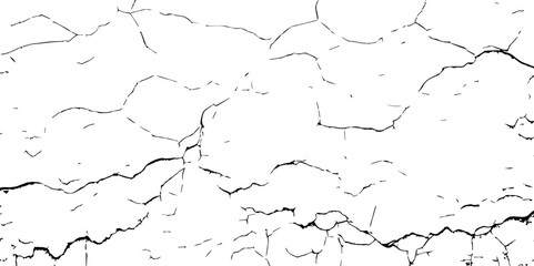 High-Resolution Vector Texture of Dry Cracked Earth with Transparent Background – Grunge Distressed Overlay Featuring Natural Split Lines and Soil Fractures	
