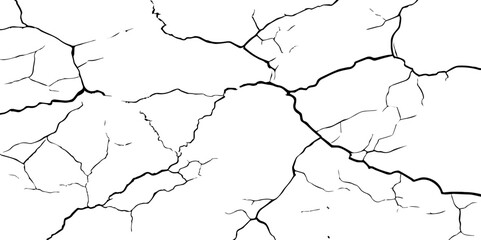 Closeup of dry fissure ground. White dried and cracked ground earth background.Gray crack on earth texture. erosion.	