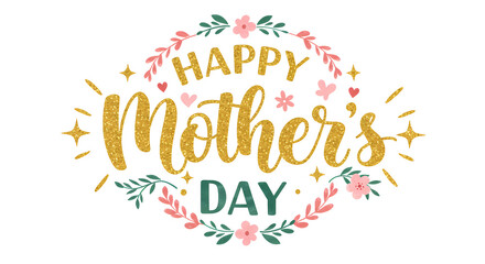 Happy Mother’s Day PNG Clipart – Single Design, Transparent Background