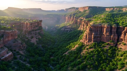 Obraz premium Majestic canyon landscape scenery