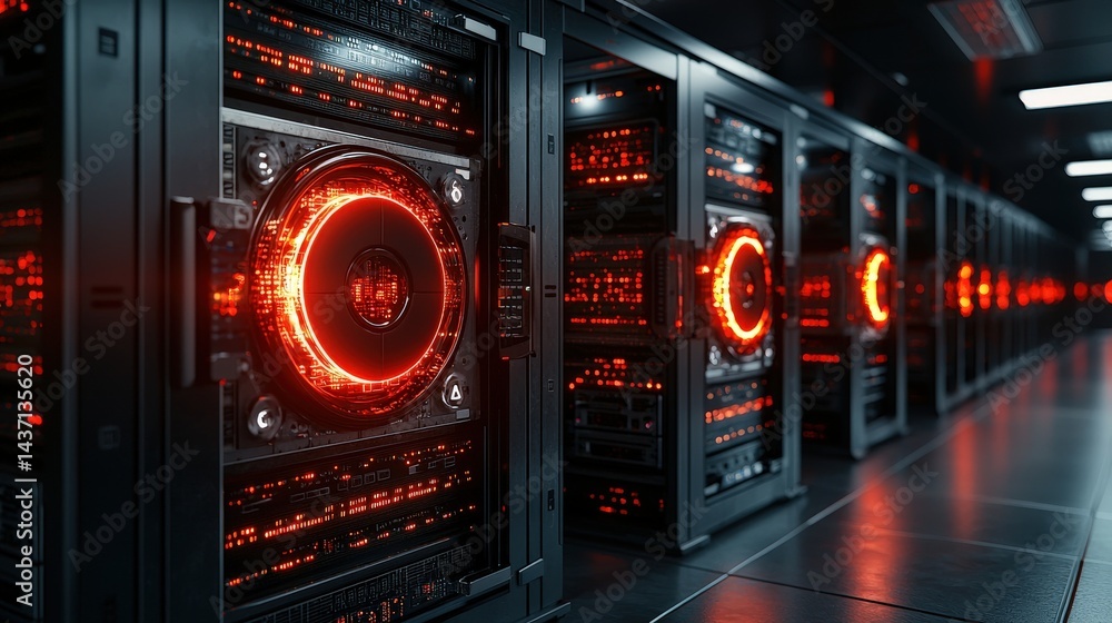 Poster Banking networks breached by hackers a high-tech heist in data centers under siege