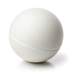 white egg on white background