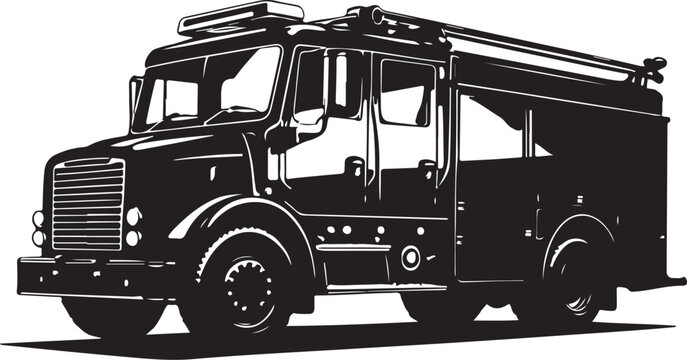 "Vintage Fire Truck Vector Collection" vector bundle graphach