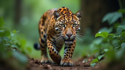 Jaguar in the jungle for National Endangered Species Day, Protecting endangered big cats in their natural habitat, Conservation efforts to save jaguars, Preserving jungles and wildlife ecosystems