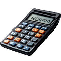 Black and orange calculator product image