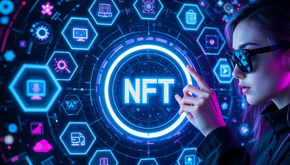Virtual NFT Interface: Interactive Digital Platform for Non-Fungible Token Visualization and Management

