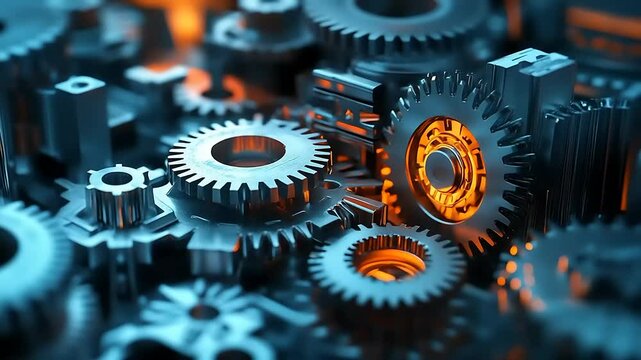 gears and cogs background