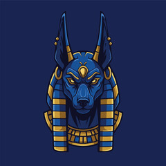 Egyptian Anubis Portrait
