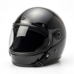 Fototapeta premium motorcycle helmet isolated on white