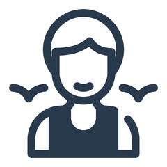 Beach Boy with Seagulls Flying