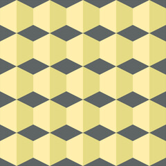 geometric pattern with repeating diamon and shapes in a minimalist style. Use a neutral color palette of black, white, and gray. The pattern should be seamless and elegant, suitable for various design