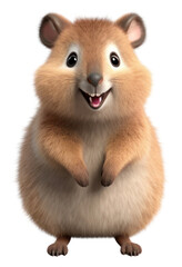 Obraz premium PNG Hamster cartoon mammal animal.