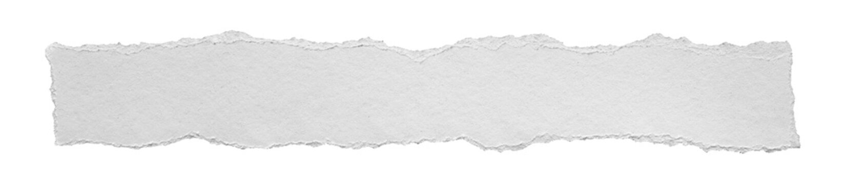 ripped element set of torn paper edges isolated with clipping path on background. torn paper texture, ripped of paper designs and jagged paper edges create a raw, artistic look