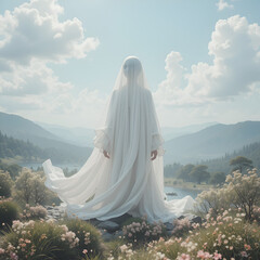 bride and groom on the beach