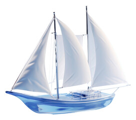 Fototapeta premium PNG Watercraft sailboat vehicle yacht.