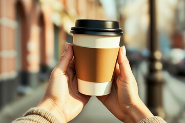 ペーパーカップ　モックアップ　サンプルイメージ