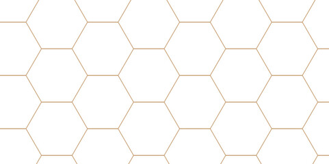 Abstract square digital grid pattern background with hexagons. modern hexagon polygonal technology vector. seamless bright white abstract honeycomb science digital texture background.	
