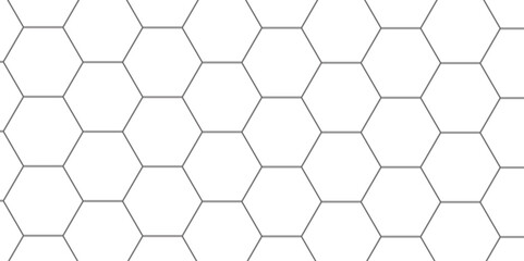 Abstract square digital grid pattern background with hexagons. modern hexagon polygonal technology vector. seamless bright white abstract honeycomb science digital texture background.	
